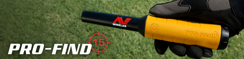 Minelab Pro-Find 15 Waterproof Pinpointer – For Metal Detecting, Beach, Gold Prospecting – Model 32260002